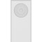 Ekena Millwork Standard Foster Bullseye Plinth Block with Beveled Edge, 5"W x 10"H x 3/4"P PBP050X100X075FOS03 - alternate 3